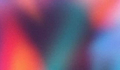 Abstract backdrop showcasing a sleek blend of red magenta purple blue tones with a textured grain overlay