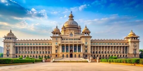 Vidhana Soudha in Bangalore India is the seat of the state legislature of Karnataka Generative By AI