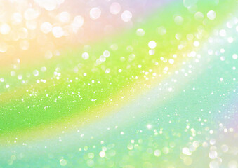 Obraz premium カラフルなキラキラの光の背景