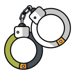 illustration of a handcuffs