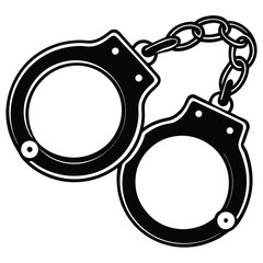 illustration of a handcuffs