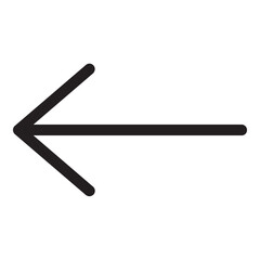 Iconname Arrow Icon Outline Style. Simple Direction Symbol Vector Illustration — Pixel-perfect Icon.