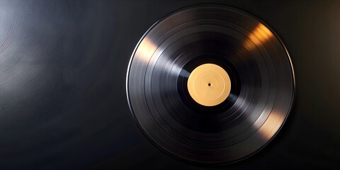 Fototapeta premium Schallplatte Vinyl Schellack Vinylscheibe Scheibe Platte Creative AI