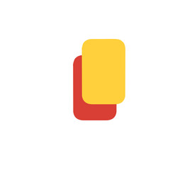 football red and yellow cards