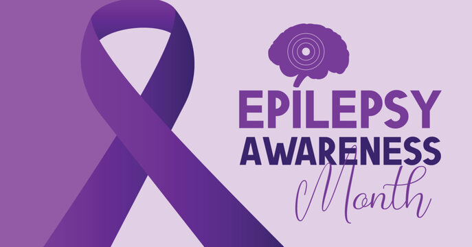 National epilepsy awareness month campaign observed in November banner design concept background 