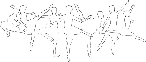 Ballet Dancer Silhouette Dancers Poses Silhouettes © Christos Georghiou