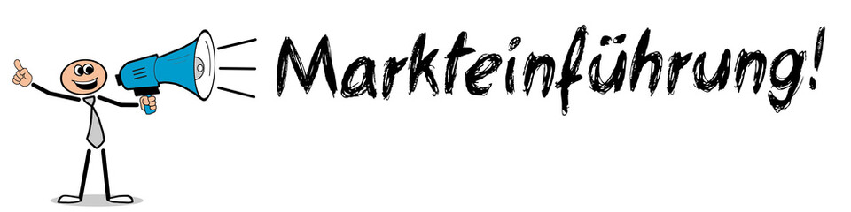Obraz premium Markteinführung!