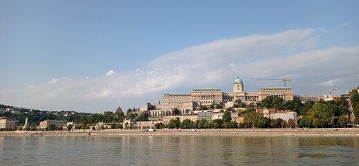 Obraz premium View of Buda castle of Budapest, Hungary.