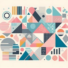 Obraz premium Abstract shape wallpaper for desktop and smartphone 