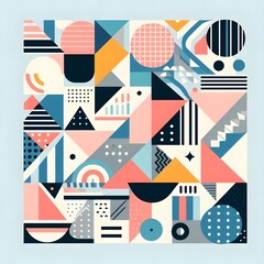 Obraz premium Abstract shape wallpaper for desktop and smartphone 