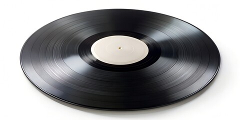 Obraz premium Schallplatte Vinyl Schellack Vinylscheibe Scheibe Platte AI Generative