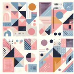 Fototapeta premium Abstract shape wallpaper for desktop and smartphone 
