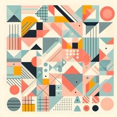 Fototapeta premium Abstract shape wallpaper for desktop and smartphone 