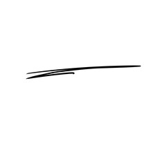 Hand Drawn Stroke Line Underline