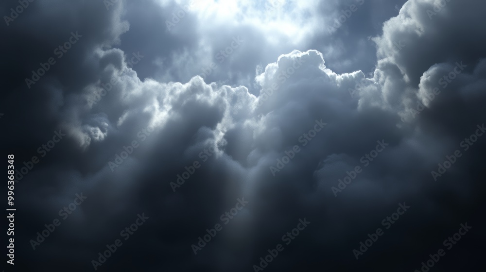 Sticker HD 8K wallpaper of clouds in the sky