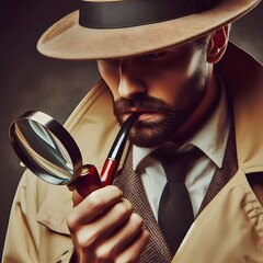 Detective illustration