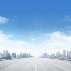 Fototapeta premium photo of road in city.
