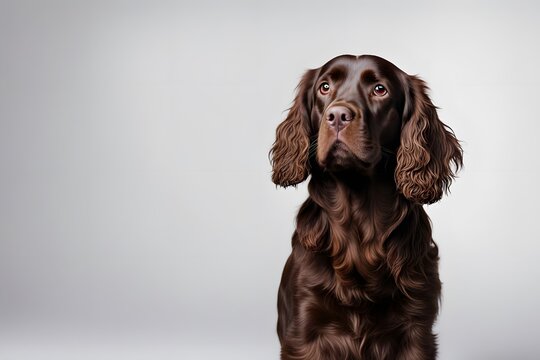 Boykin spaniel dog on white background, Ai Generated