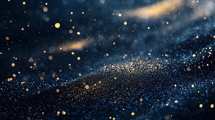 Obraz premium Captivating Luxe Navy and Gold Shimmering Gradient Background for Premium Branding and Promotion