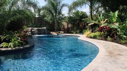 Obraz premium Sand filtration system for a backyard swimming pool