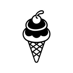 ice cream set illustration.