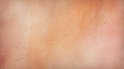 Fototapeta premium Textured vintage background with a warm peach color and aging effect