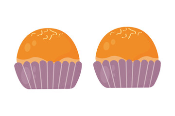 vector Indonesian cake called nastar with pineapple jam