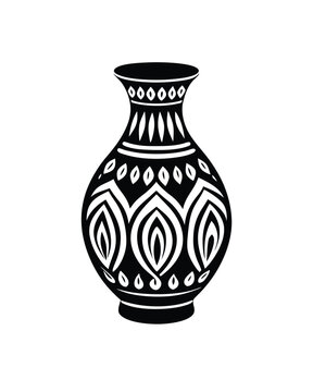 recommend clip art: Vase vector silhouette