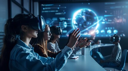 Futuristic Classroom Teaches Interstellar Communication Techniques Using VR Simulations