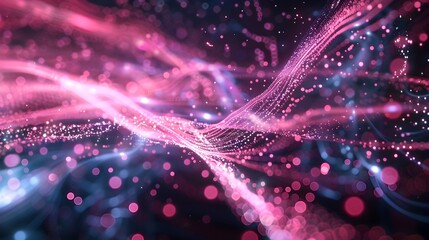 Quantum Internet User Interface Displaying Real time Data Transfers and Visualized Entangled Particle Pathways