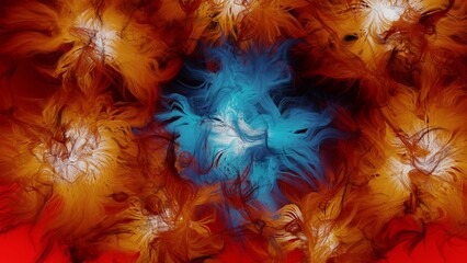 Blue fractal © Mat Karmon