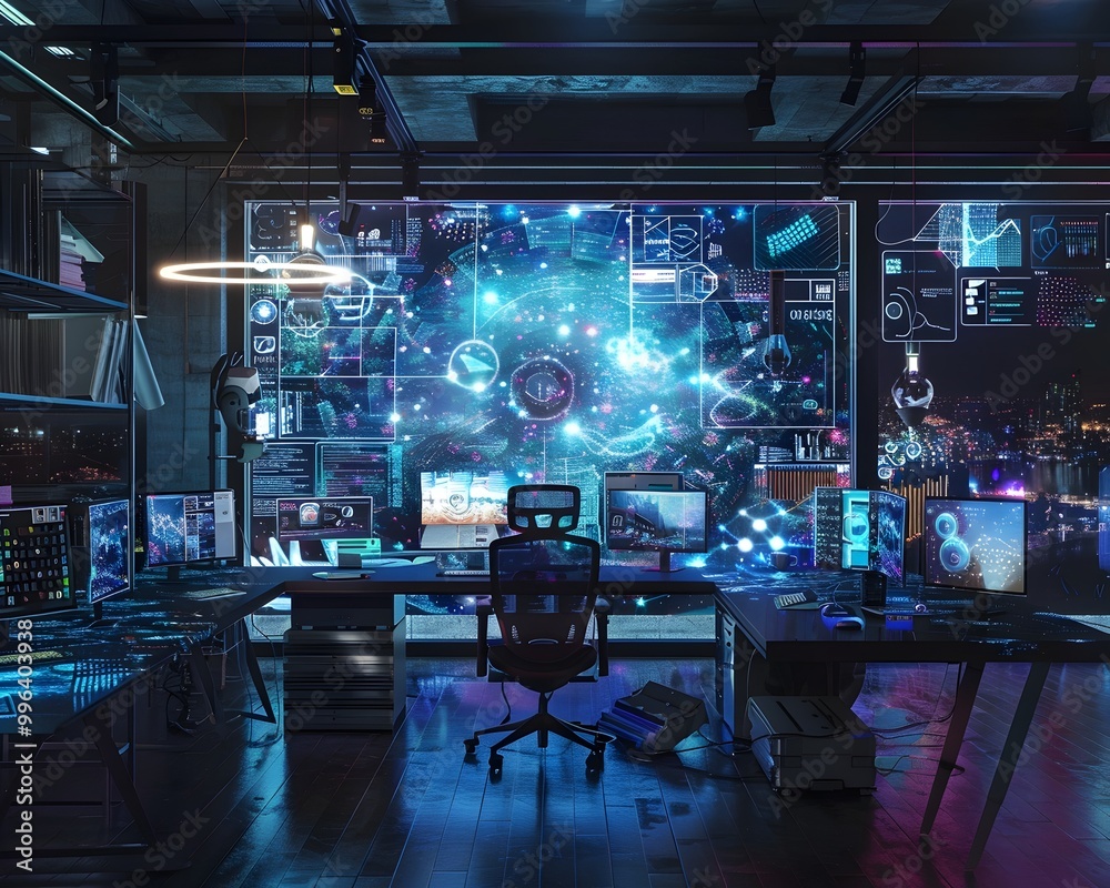 Poster quantum powered digital studio enabling high speed and data sharing