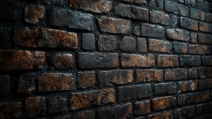 Naklejka premium Brick Wall Texture with Detailed Mortar Lines
