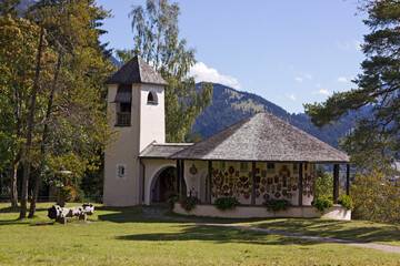 Gedächtniskapelle am Kramerplateauweg nahe Garmisch, Oberbayern