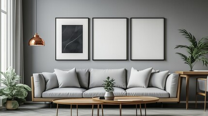 A modern apartment living room