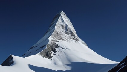 snow covered mountains