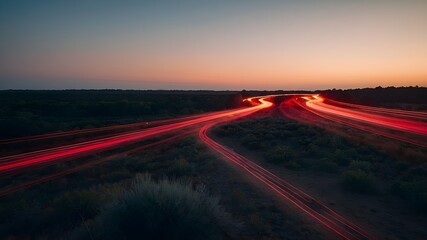 Fototapeta premium Abstract Colorful Lines Creating a Sense of Motion and Speed, Soft Gradient Effect