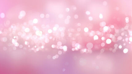 Blur bookeh silver lights or flashes on a pink color background