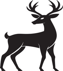 Deer minimalist logo design