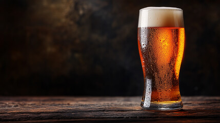 Cheers to Refreshment: A Cold Beer Ready to Be Enjoyed