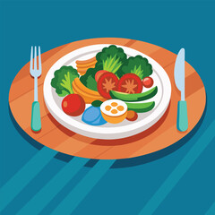 flyer and poster template for world vegetarian day and world food day, creative flyer design