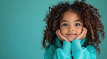 The Curious Girl with Smile