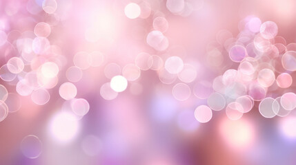 Blur bookeh silver lights or flashes on a light pink color background