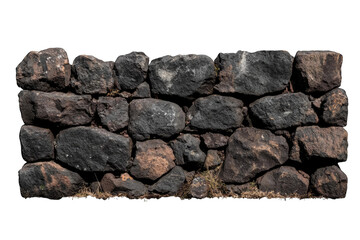 Stacked Stone Wall with Natural