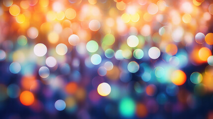Fototapeta premium Blur bookeh silver lights or flashes on a colorful color background