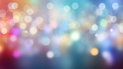 Fototapeta premium Blur bookeh colorful lights or flashes on a gray color background