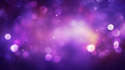 Blur bookeh colorful lights or flashes on a violet color background