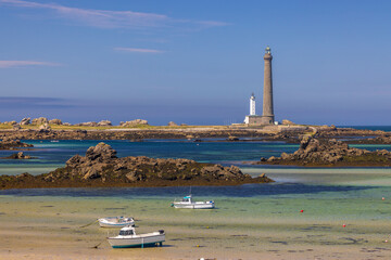 Virgin Island Lighthouse (Phare de Lile Vierge), Plouguerneau, Finistere, Brittany, France