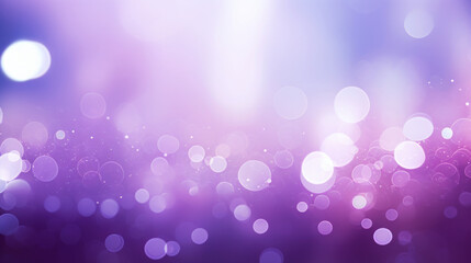 Blur bookeh colorful lights or flashes on a light purple color background
