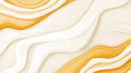 Fototapeta premium Smooth Waves of Warm Tones